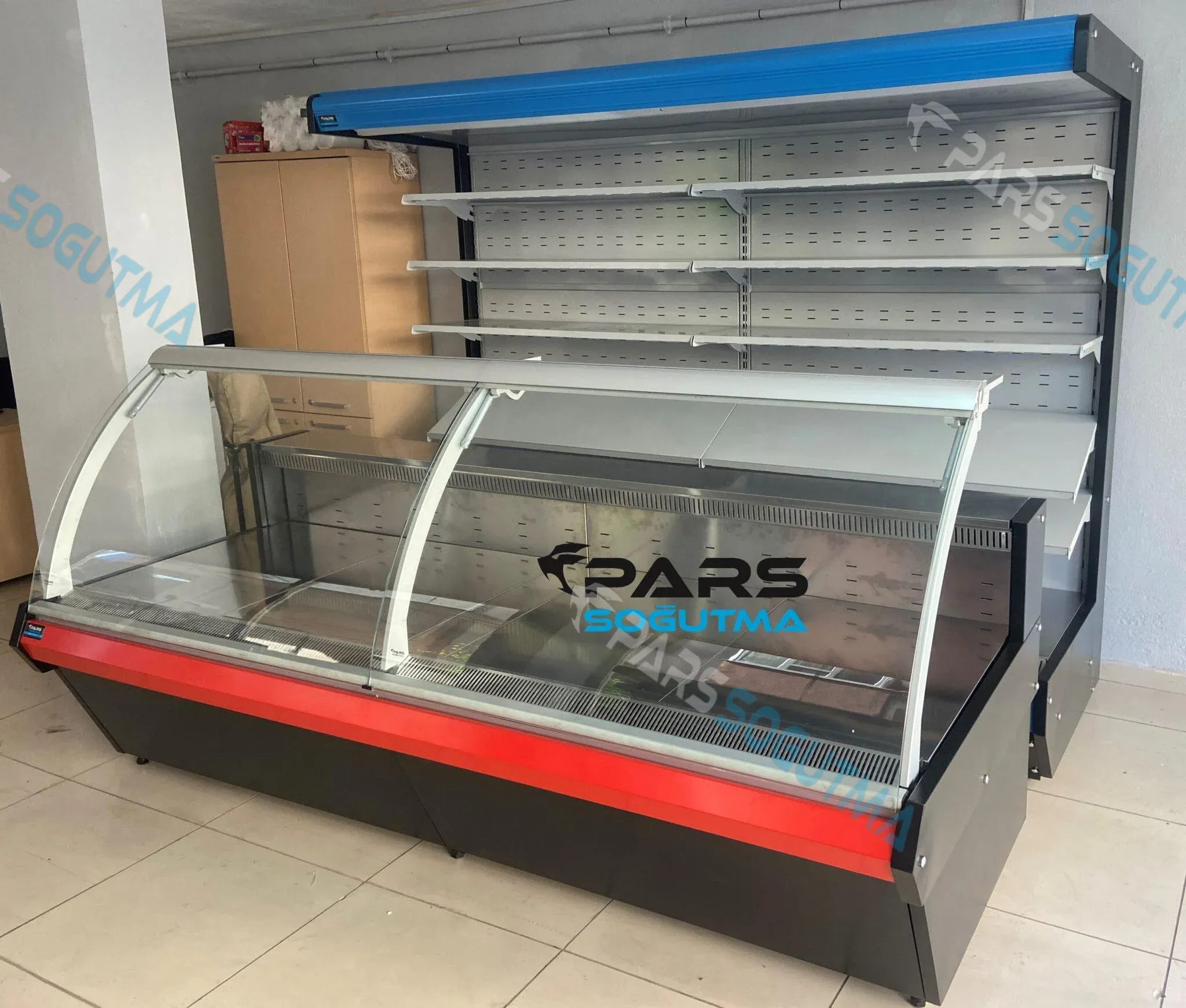 Bombe Camlı Reyon Dolabı ürün görseli 2 - Pars Soğutma