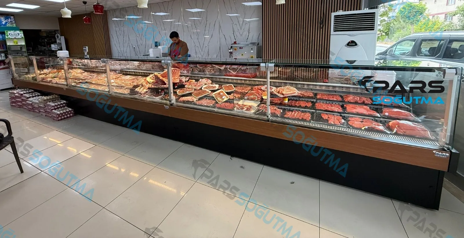 Kasap Reyon Dolabı Düz Camlı ürün görseli 11 - Pars Soğutma