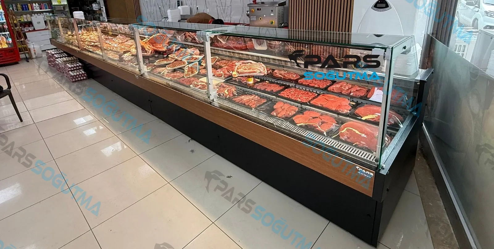 Kasap Reyon Dolabı Düz Camlı ürün görseli 10 - Pars Soğutma